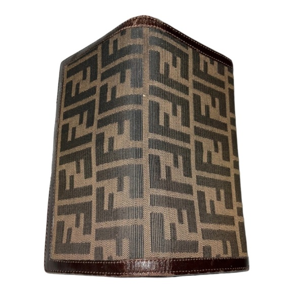 FENDI Bi-fold Zucca Continental Wallet in Tobacco. - Picture 3 of 16